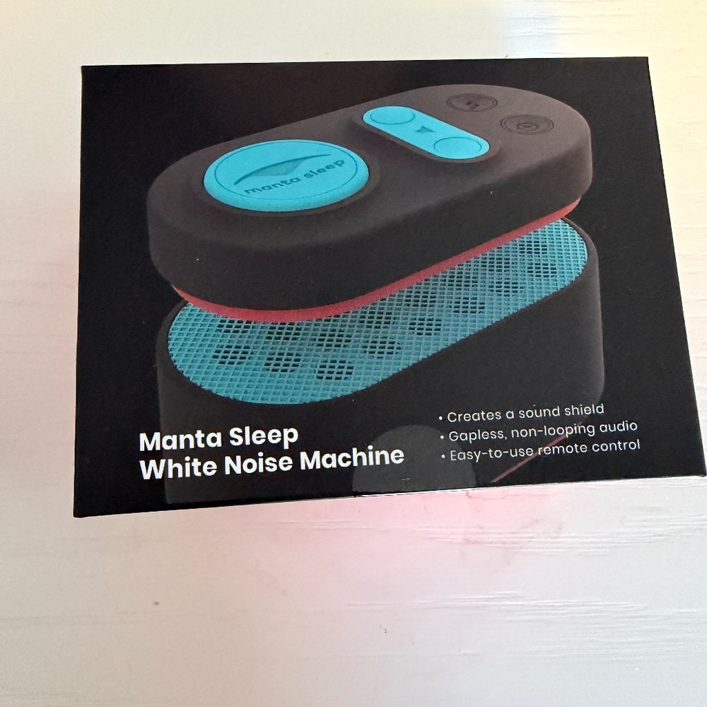 NWT Manta Sleep White Noise Machine